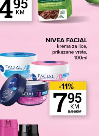 Nivea Facial krema za lice, prikazane vrste 100 ml
