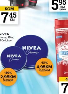 NIVEA krema 75ml, 150ml, Konzum i Mercator