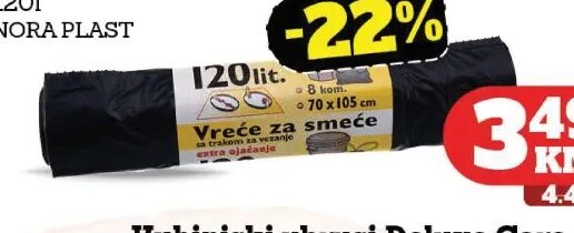 Nora Plast vreće za smeće 120l 120 l