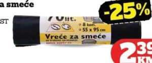 Nora Plast vreće za smeće 70l 70 l