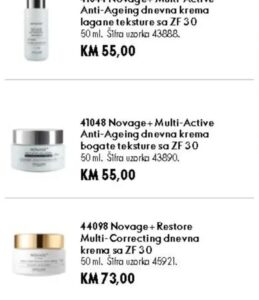 Novage+ Multi-Active Anti-Ageing dnevna krema bogate teksture sa ZF 30 50 ml, Oriflame