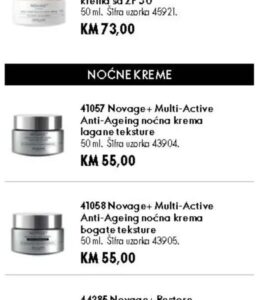 Novage+ Multi-Active Anti-Ageing noćna krema bogate teksture 50 ml, Oriflame