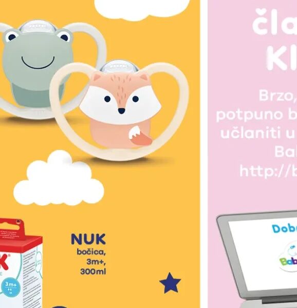 NUK dječja duda sa kutijom 1 kom