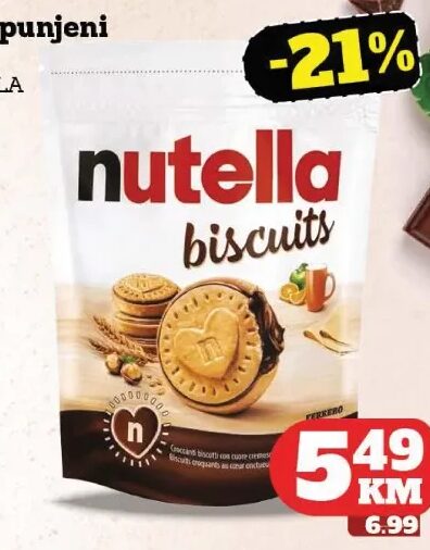 Nutella biscuits keks punjeni 193 g