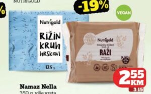 Nutrigold integralni hrskavi hljeb 125 g