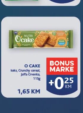 O Cake keks Choco nougat 115 g