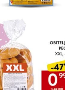 Obiteljsko pecivo XXL 480 g, Konzum i Mercator