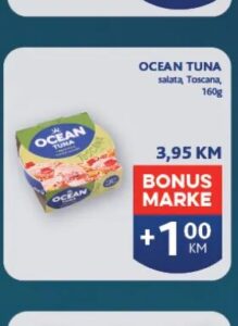 Ocean Tuna salata Toscana 160 g, Konzum i Mercator