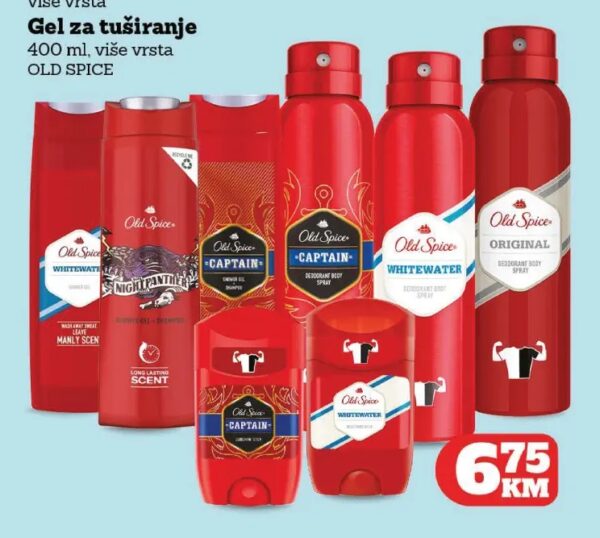 Old Spice Deo stick / Deo sprej / Gel za tuširanje 400 ml