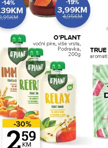 O'plant voćni pire 200 g