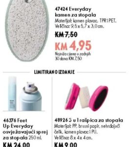 Oriflame 4 u 1 pribor za pedikiru 18,5 x 4,5 x 2 cm, Oriflame