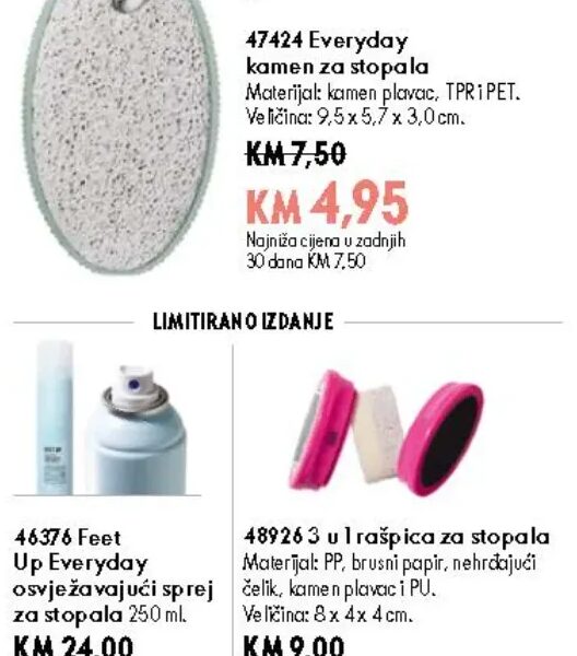Oriflame 4 u 1 pribor za pedikiru 18,5 x 4,5 x 2 cm