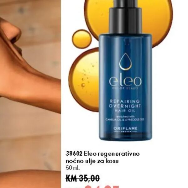 Oriflame Eleo regenerativno noćno ulje za kosu 50 ml