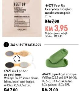 Oriflame Expert gel čarape 22,5 cm, Oriflame