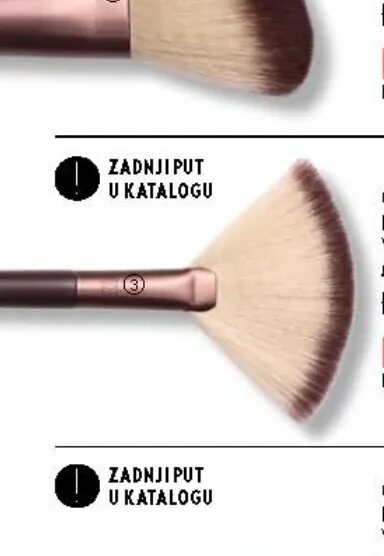 Oriflame Featherlight lepezasti kist 16 cm
