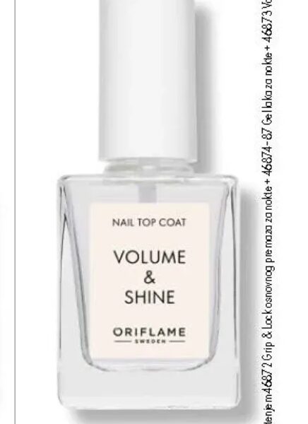 Oriflame Volume & Shine završni premaz za nokte 9 ml