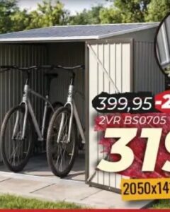 Ostava za bicikla metalna 2050x1410xH1570mm, Penny