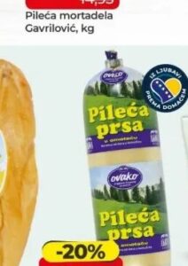 Ovako Dimljeni pileći file kg, Bingo