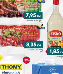 Ovako Kobasica ljuta 900 g, Mega diskont