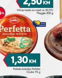 Ovako kokošija pašteta 95 g, Mega diskont