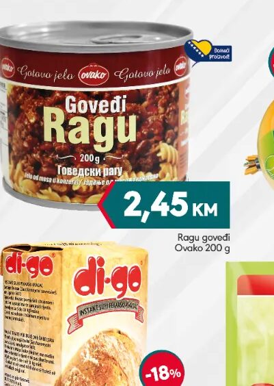 Ovako Ragu goveđi 200 g