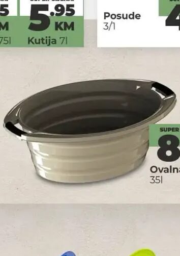 Ovalna posuda 35 l