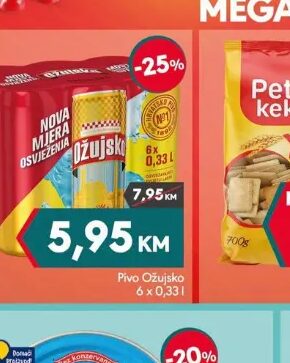 Ožujsko pivo 6 x 0.33 l