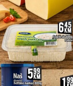 Padeni svježi meki sir 600 g, Kort