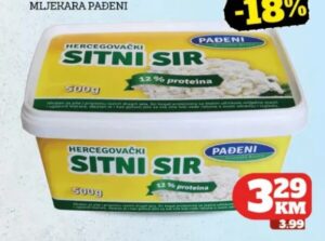 Pađeni sitni sir 500 g, Tropic
