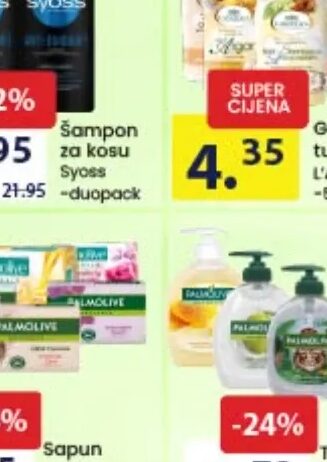 Palmolive sapun sorto 95gr