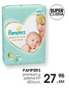 PAMPERS premium care pelene VP 68 kom, CM