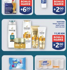 Pantene šampon kom, Konzum i Mercator