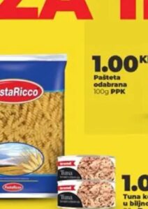 Pasta Ricco Tjestenina Spiralli 400 g, Namex