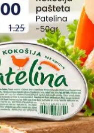 Patelina kokošija pašteta 50 g, FIS