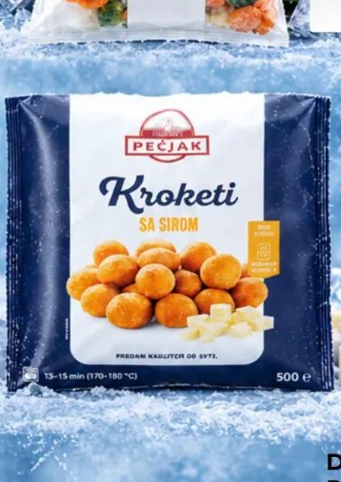 Pećjak kroketi sa sirom 500g