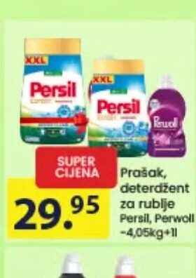 Persil prašak i Perwoll deterdžent 4.05 kg + 1 l