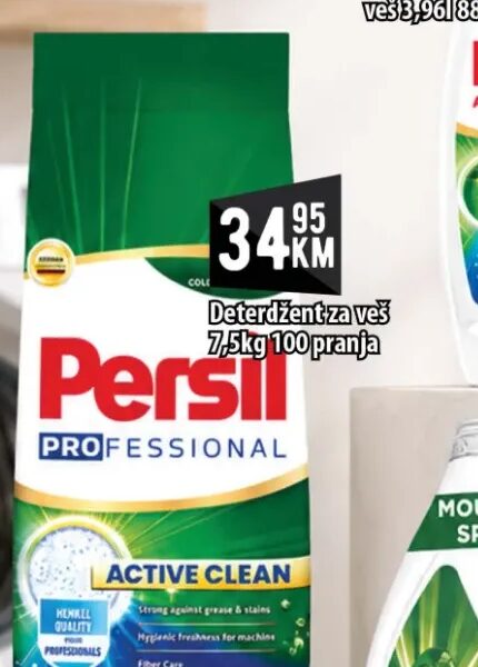 Persil Professional Active Clean deterdžent za veš 7.5 kg