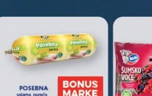 Perutnina Ptuj Posebna salama 500 g, Konzum i Mercator