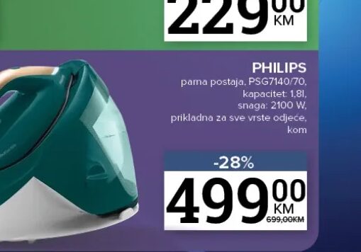 Philips parna postaja PSG7140/70 1.7 l