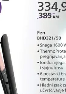 Philips Pegla za kosu BHS378/00