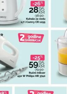 Philips Ručni mikser HR 3740 450 W, Bingo