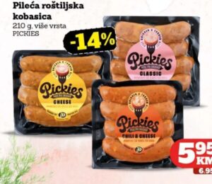 Pickies Pileća roštiljska kobasica 210 g