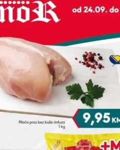 Pileća prsa bez kože 1 kg, Mega diskont