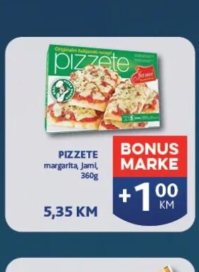 Pizzete margarita, jam 360 g