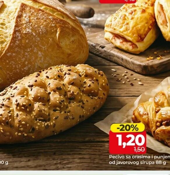 Planinsko pecivo sa sjemenkama 100 g