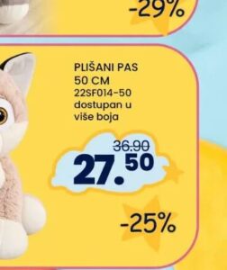 Plišani pas 50 cm