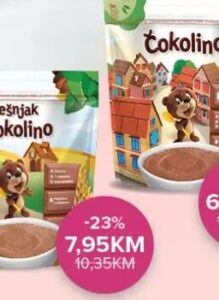 Podravka Čokolino 500 g, Konzum i Mercator
