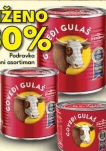 Podravka goveđi gulaš 200 g, Robot