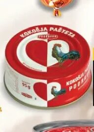 PODRAVKA Pašteta retro kokošja 95 g, Best