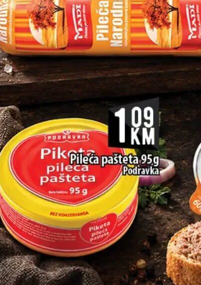 Podravka Pikota pileća pašteta 95 g